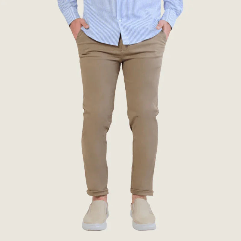 Calça Alfaiataria Skinny em Sarja com Elastano – Ponto Zero