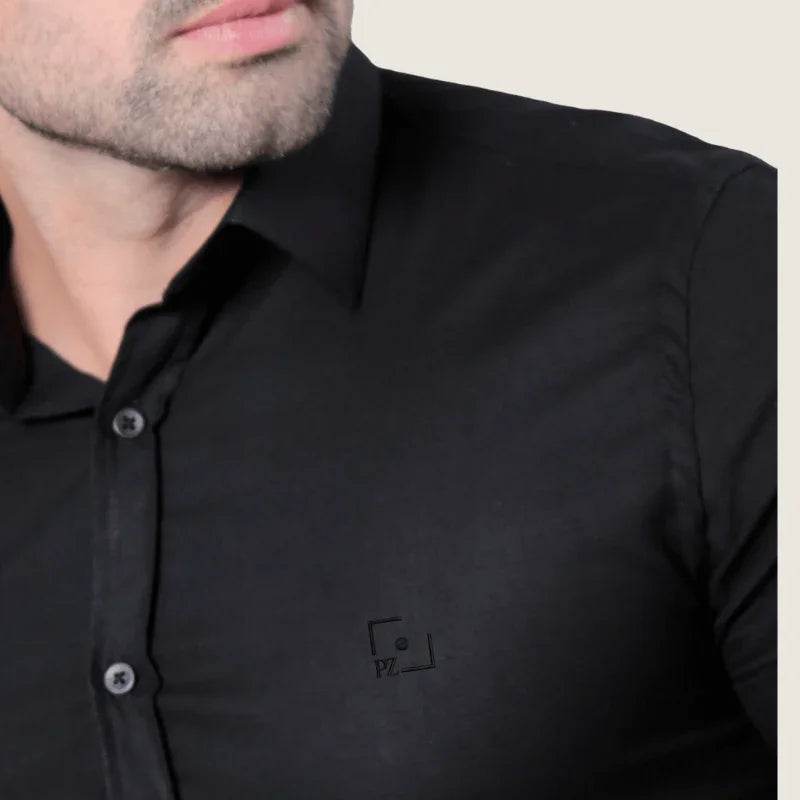 Camisa Slim Fit Manga Longa Ponto Zero