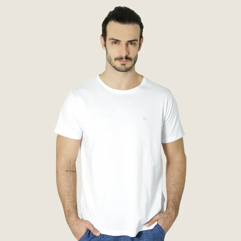 Camiseta Ponto Zero em Algodão Pima Peruano