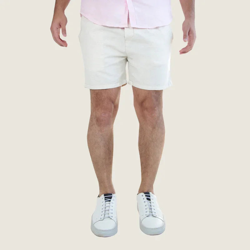 Short Linho Cru Ponto Zero