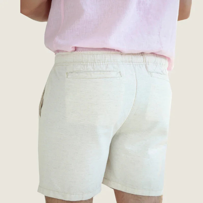 Short Linho Cru Ponto Zero