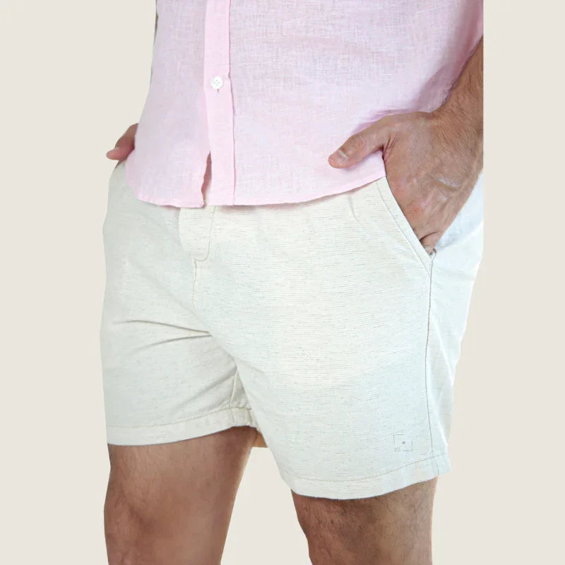 Short Linho Cru Ponto Zero