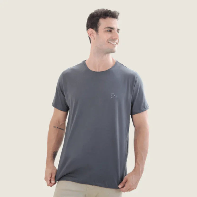 Camiseta Ponto Zero em Algodão Pima Peruano