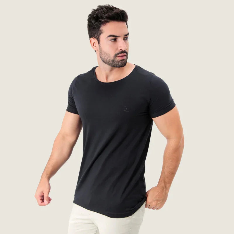 Camiseta Ponto Zero Básica 100% Algodão