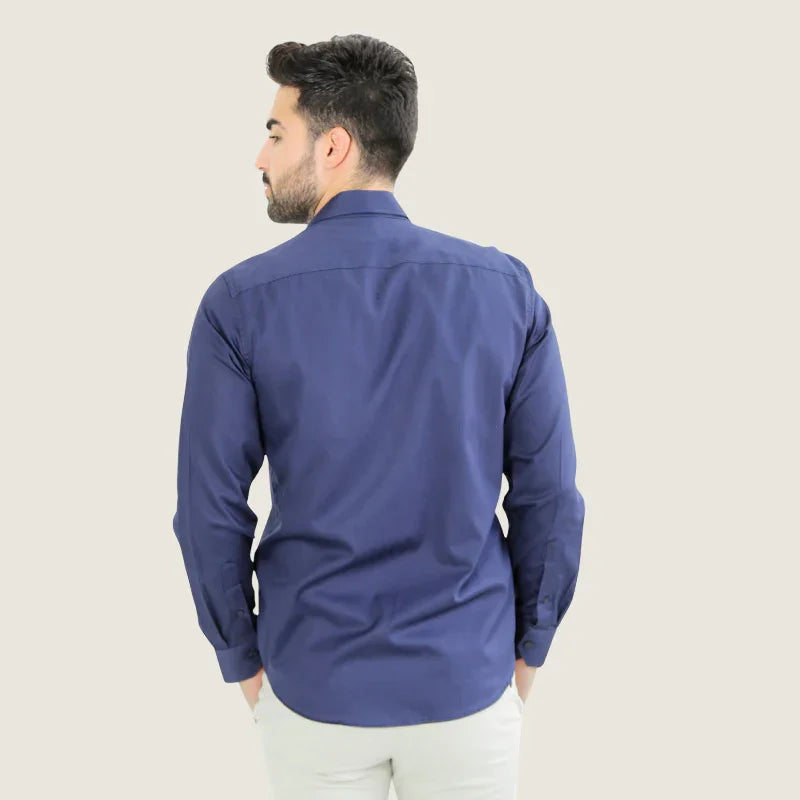 Camisa Slim Fit Manga Longa Ponto Zero