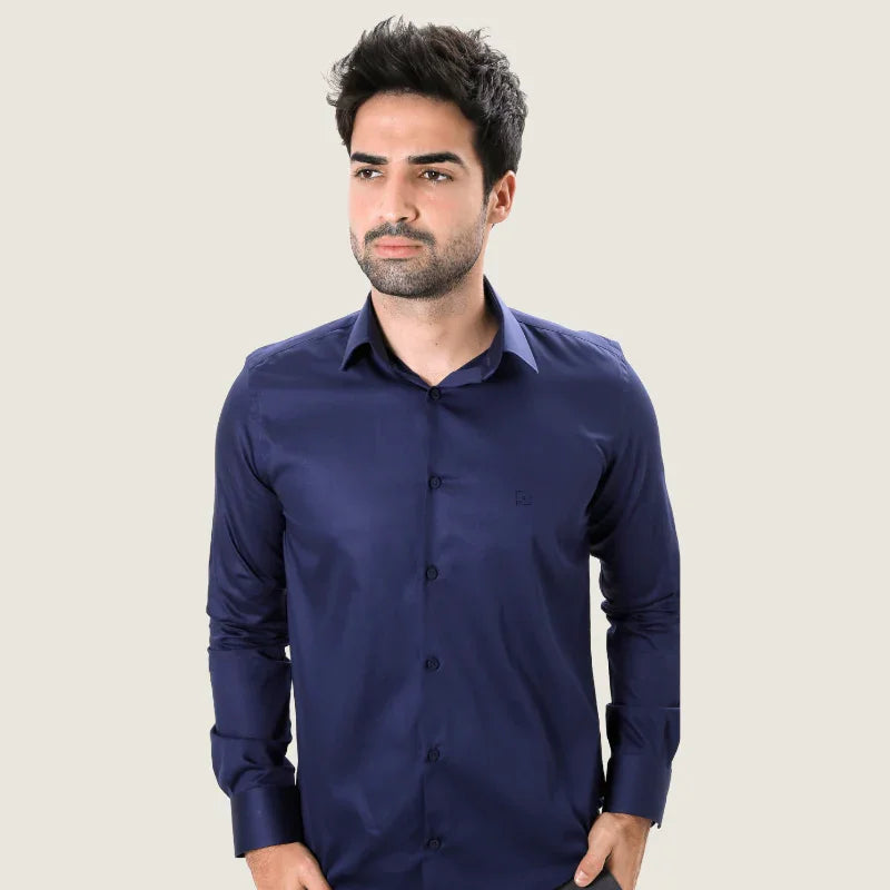 Camisa Slim Fit Manga Longa Ponto Zero