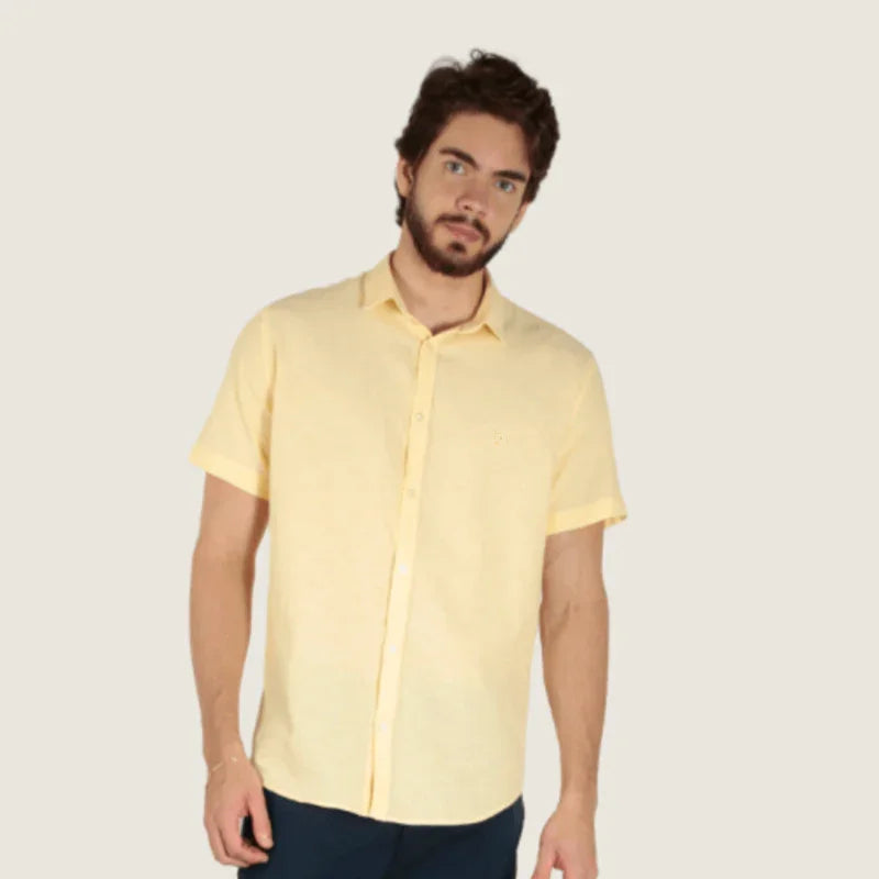 Camisa Linho Slim Ponto Zero