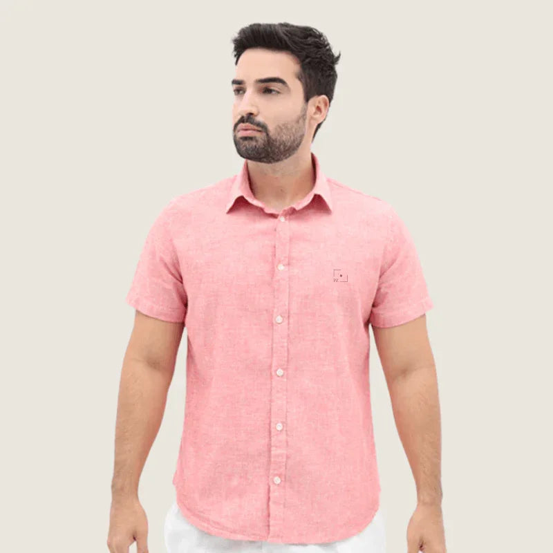 Camisa de Linho Slim Ponto Zero