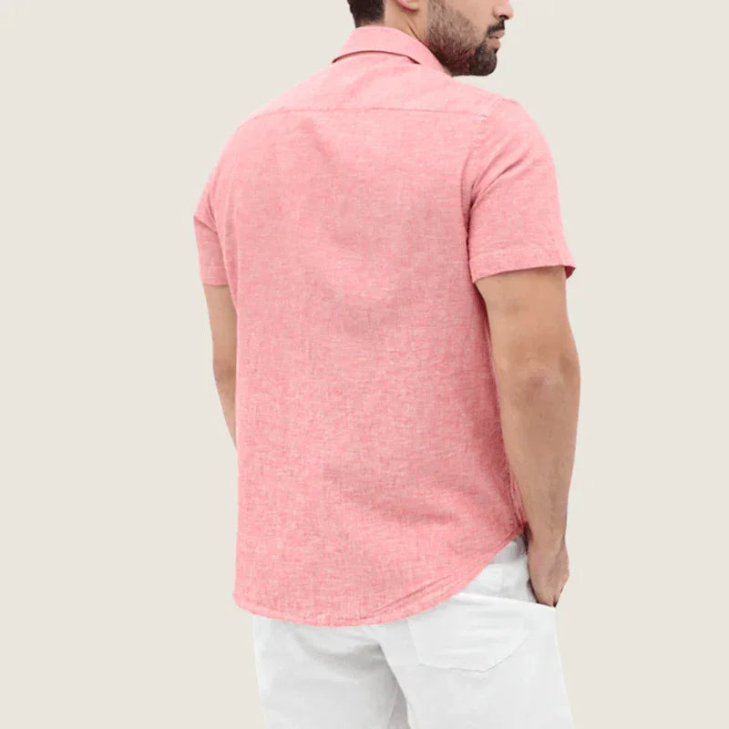 Camisa de Linho Slim Ponto Zero