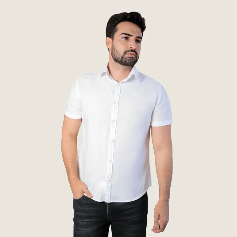Camisa Linho Slim Ponto Zero