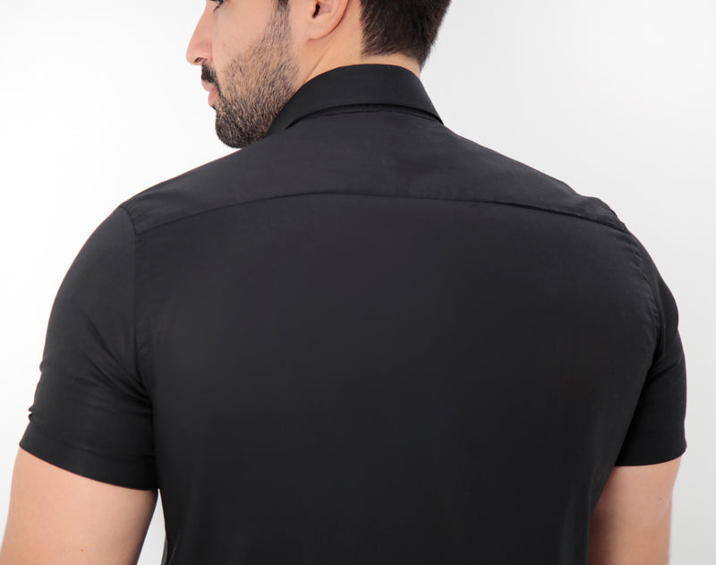 Camisa Manga Curta Slim Fit