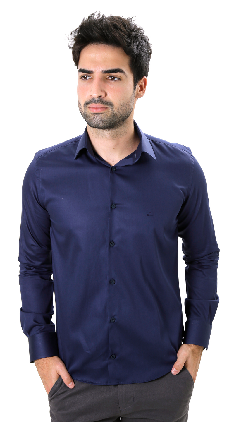 Camisa Manga Longa Slim Fit