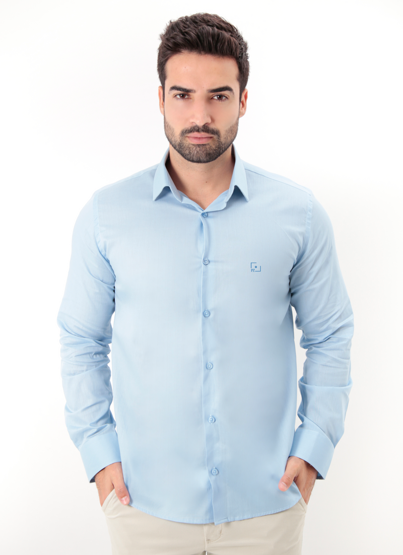 Camisa Manga Longa Slim Fit