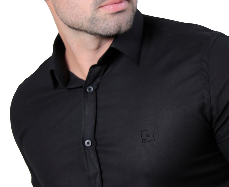 Camisa Manga Longa Slim Fit